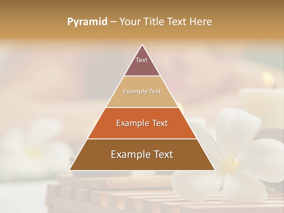 A Woman Getting A Back Massage With Candles PowerPoint Template