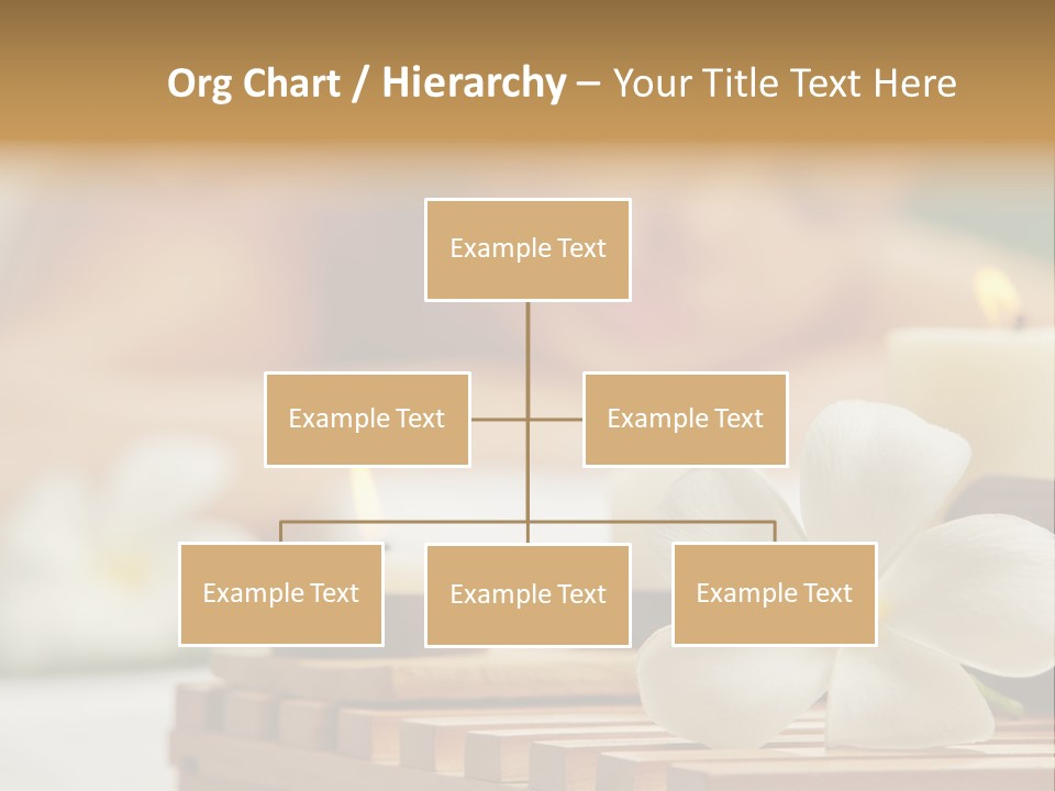 A Woman Getting A Back Massage With Candles PowerPoint Template