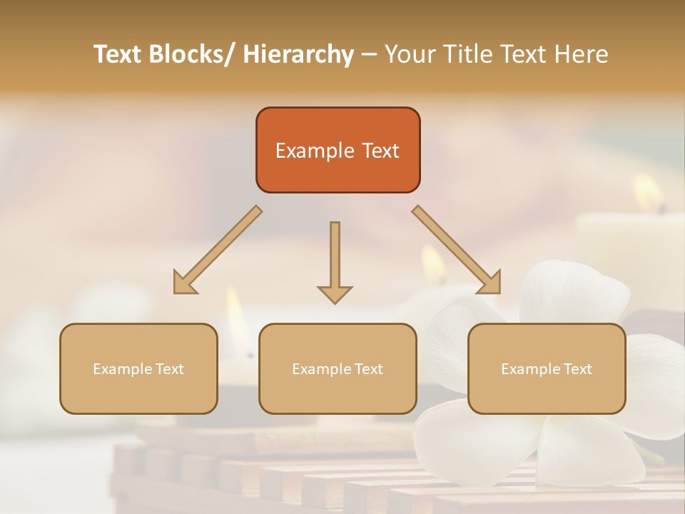 A Woman Getting A Back Massage With Candles PowerPoint Template