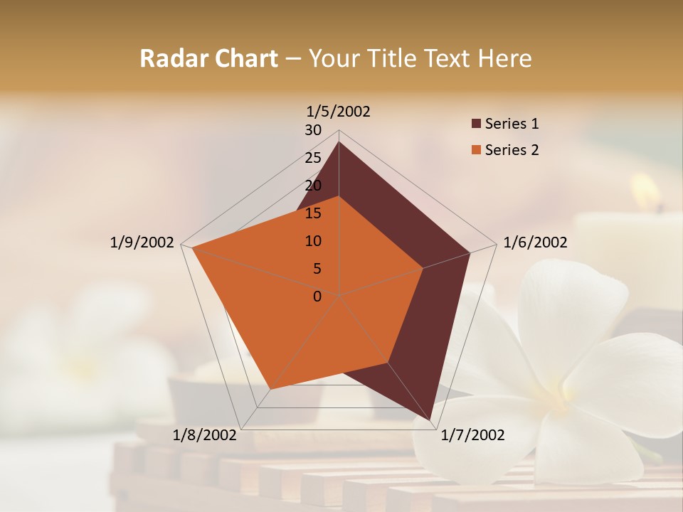 A Woman Getting A Back Massage With Candles PowerPoint Template