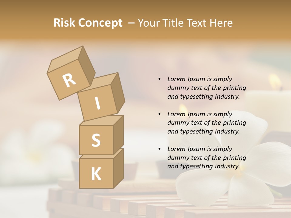 A Woman Getting A Back Massage With Candles PowerPoint Template