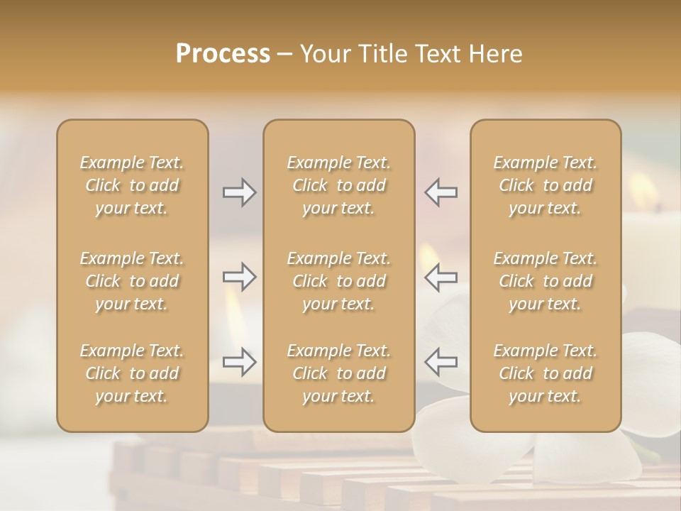 A Woman Getting A Back Massage With Candles PowerPoint Template