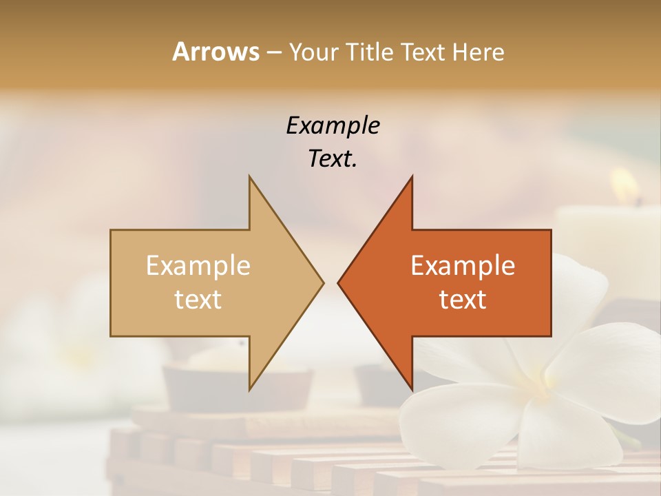 A Woman Getting A Back Massage With Candles PowerPoint Template