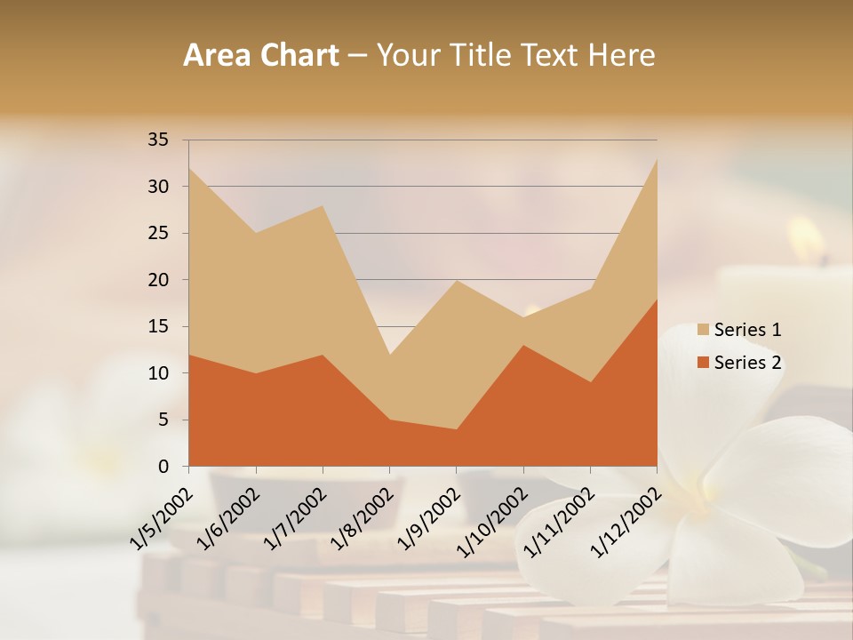 A Woman Getting A Back Massage With Candles PowerPoint Template