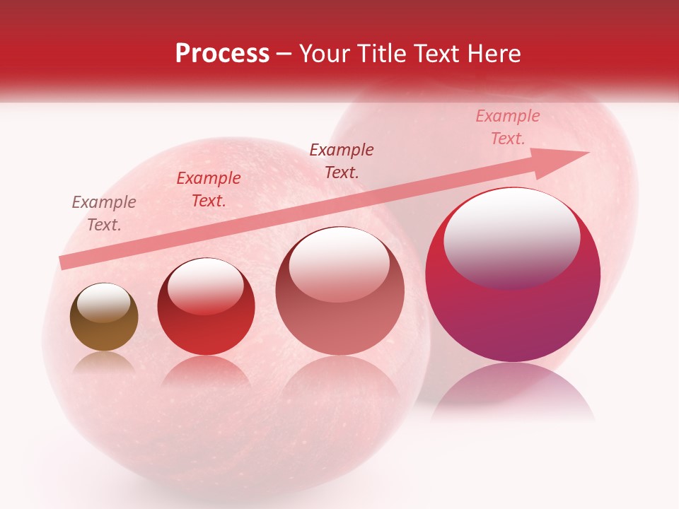 Two Red Apples On A White Background Powerpoint Template PowerPoint Template