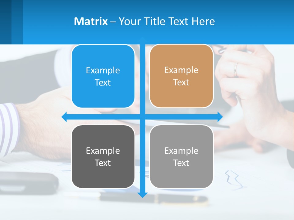 A Group Of People Sitting At A Table With A Tablet PowerPoint Template