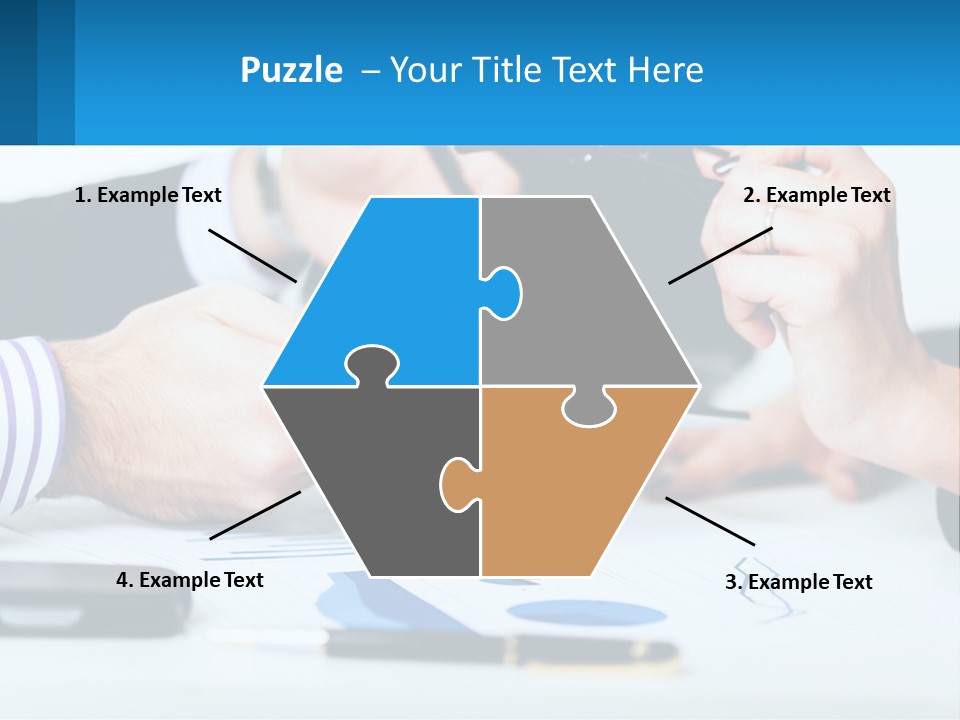 A Group Of People Sitting At A Table With A Tablet PowerPoint Template