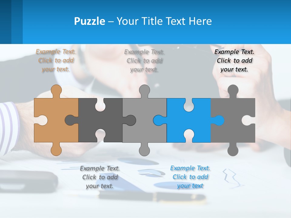 A Group Of People Sitting At A Table With A Tablet PowerPoint Template