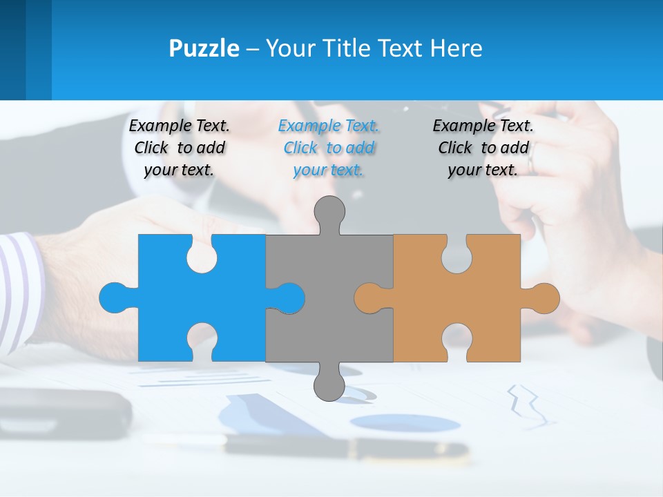 A Group Of People Sitting At A Table With A Tablet PowerPoint Template