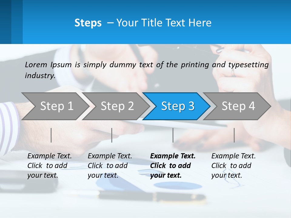 A Group Of People Sitting At A Table With A Tablet PowerPoint Template
