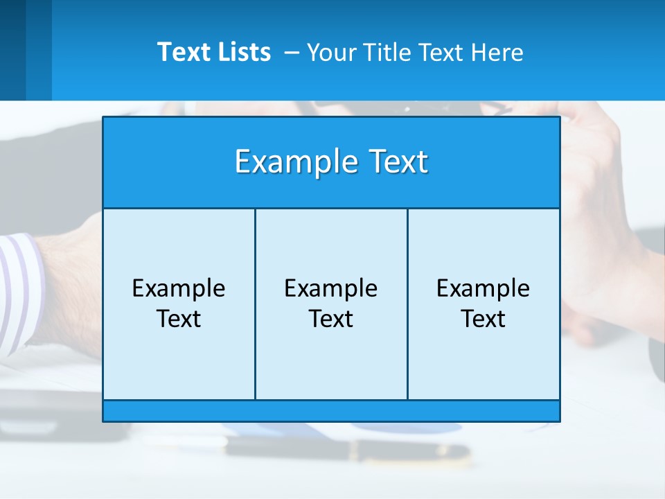 A Group Of People Sitting At A Table With A Tablet PowerPoint Template