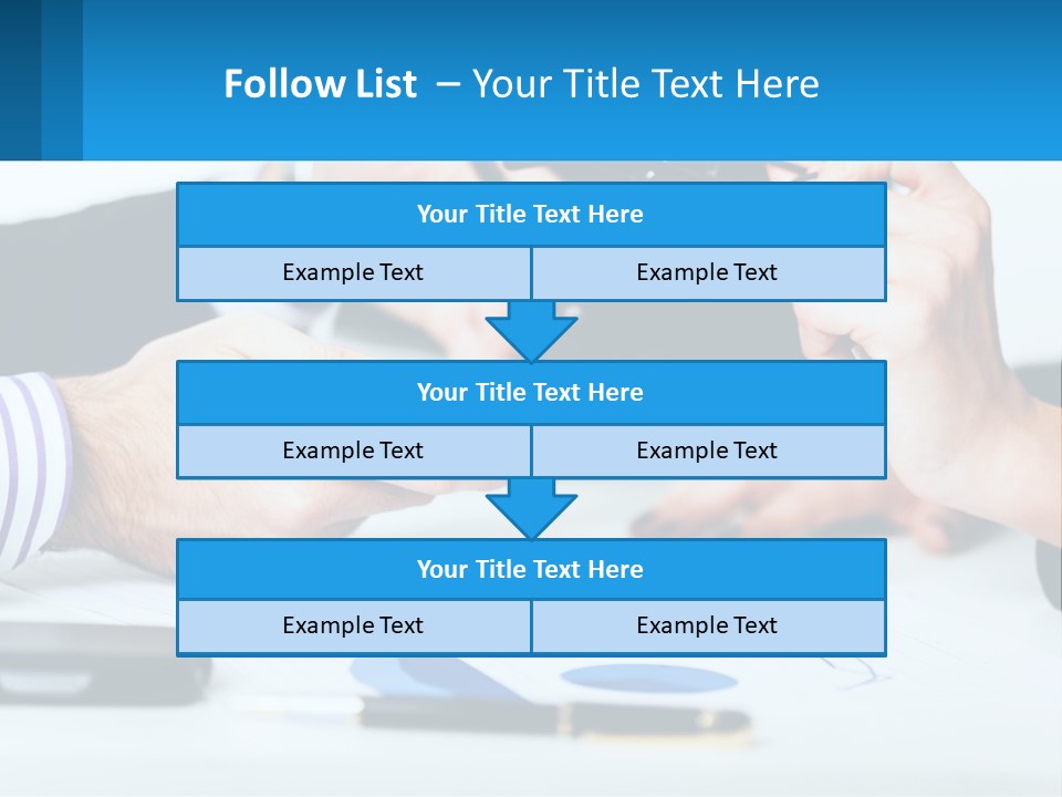 A Group Of People Sitting At A Table With A Tablet PowerPoint Template