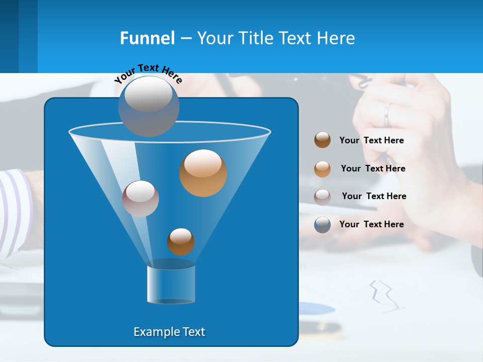 A Group Of People Sitting At A Table With A Tablet PowerPoint Template