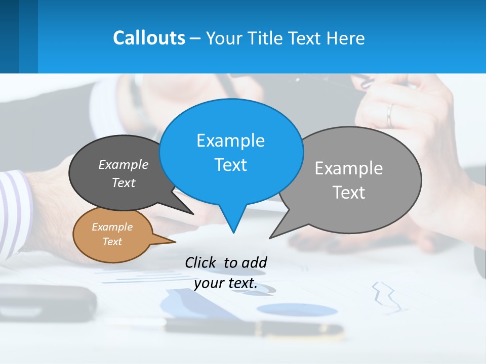 A Group Of People Sitting At A Table With A Tablet PowerPoint Template