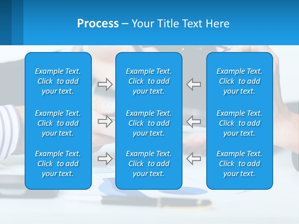 A Group Of People Sitting At A Table With A Tablet PowerPoint Template