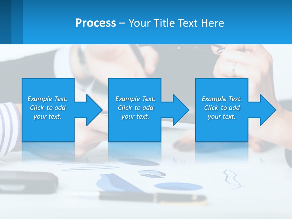 A Group Of People Sitting At A Table With A Tablet PowerPoint Template