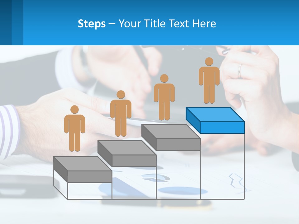 A Group Of People Sitting At A Table With A Tablet PowerPoint Template
