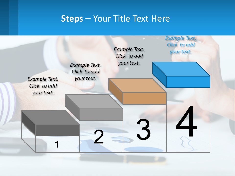 A Group Of People Sitting At A Table With A Tablet PowerPoint Template
