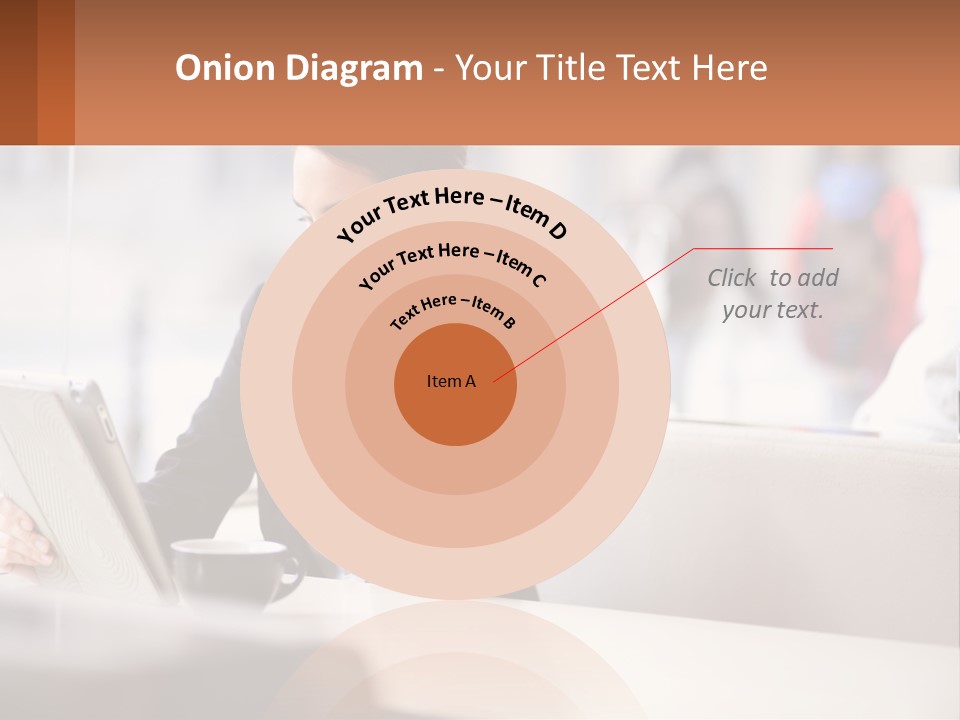 A Woman Talking On A Cell Phone While Using A Laptop PowerPoint Template