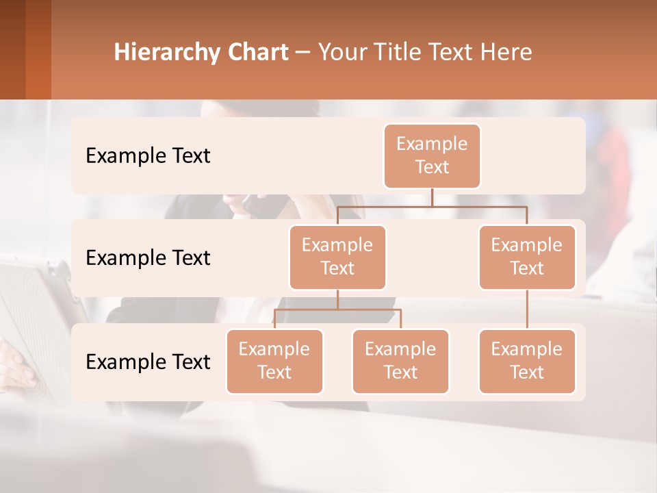 A Woman Talking On A Cell Phone While Using A Laptop PowerPoint Template