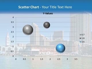 A City Skyline With A Large Body Of Water In Front Of It PowerPoint Template