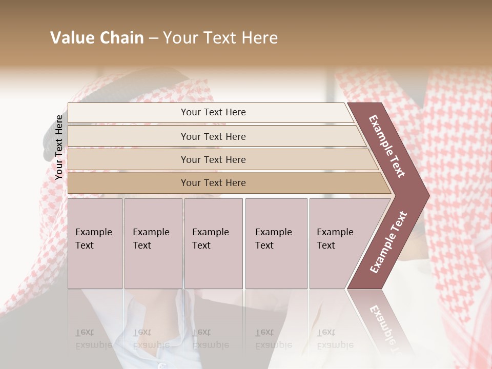 A Man And A Woman Wearing Headscarves Powerpoint Template PowerPoint Template