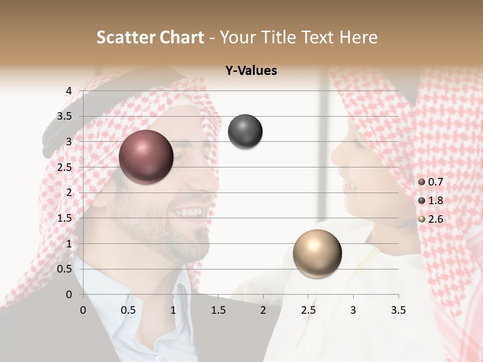 A Man And A Woman Wearing Headscarves Powerpoint Template PowerPoint Template