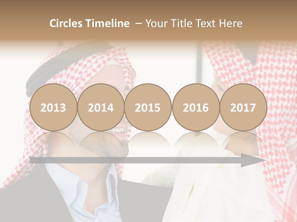 A Man And A Woman Wearing Headscarves Powerpoint Template PowerPoint Template