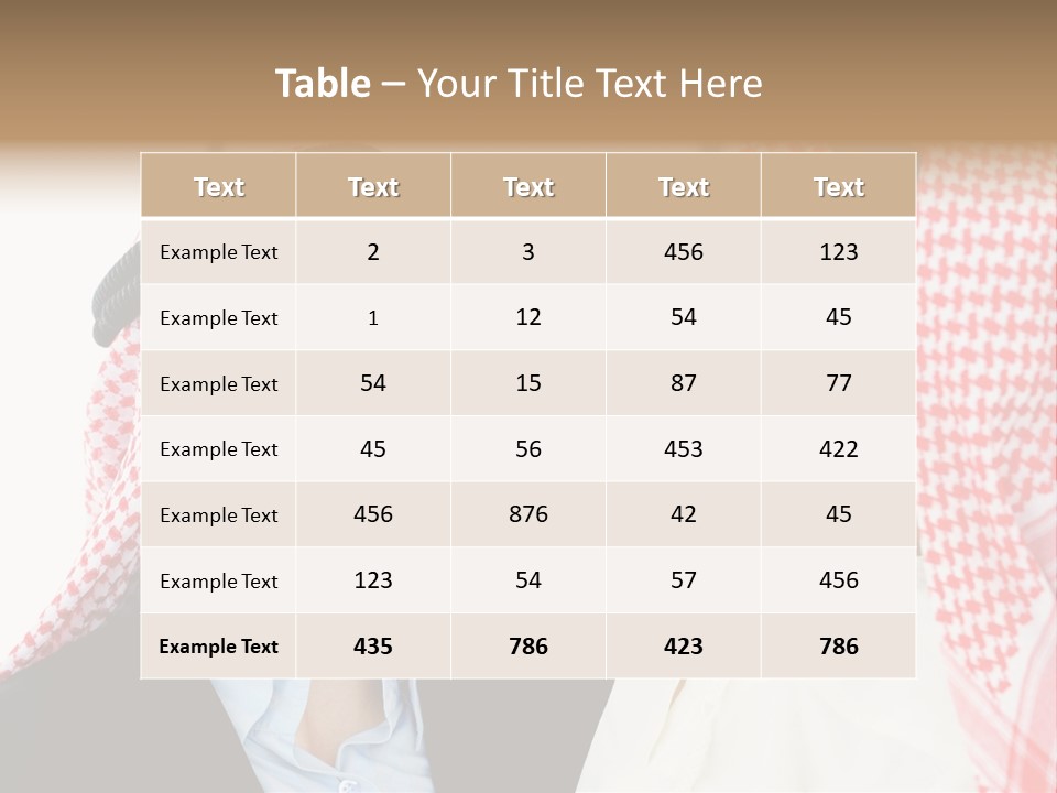 A Man And A Woman Wearing Headscarves Powerpoint Template PowerPoint Template