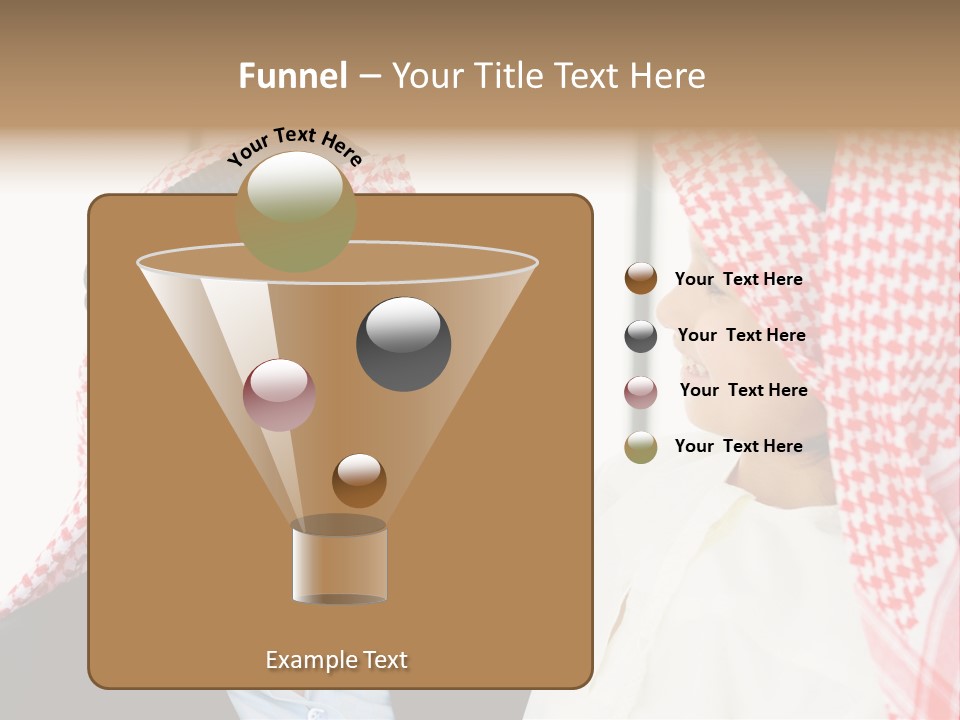 A Man And A Woman Wearing Headscarves Powerpoint Template PowerPoint Template