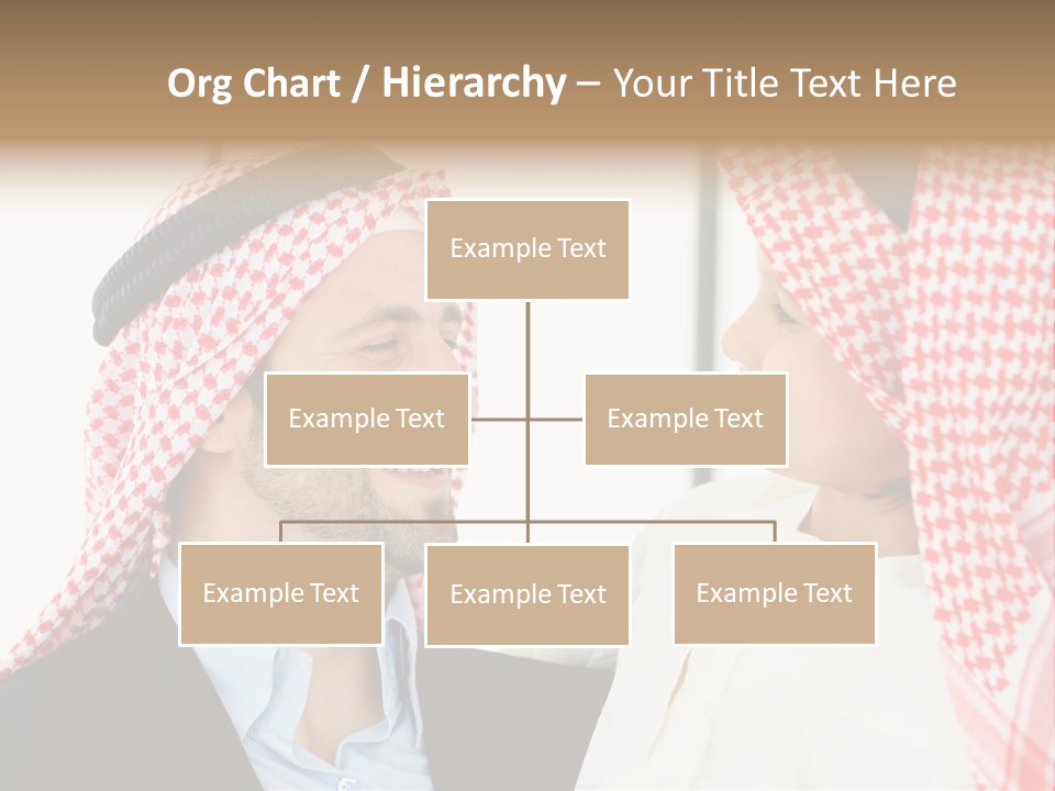 A Man And A Woman Wearing Headscarves Powerpoint Template PowerPoint Template
