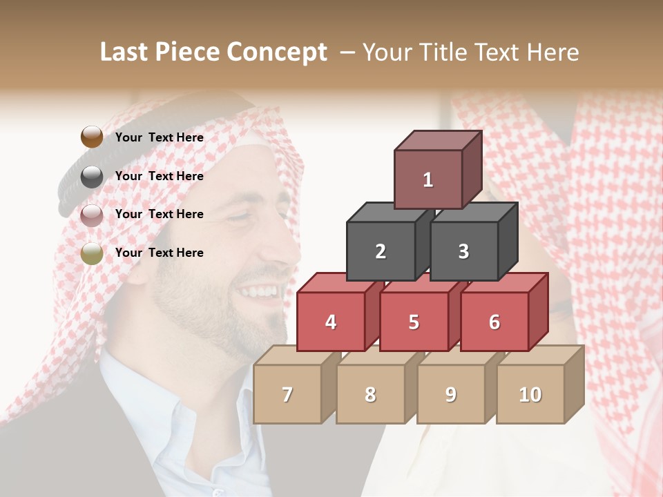 A Man And A Woman Wearing Headscarves Powerpoint Template PowerPoint Template