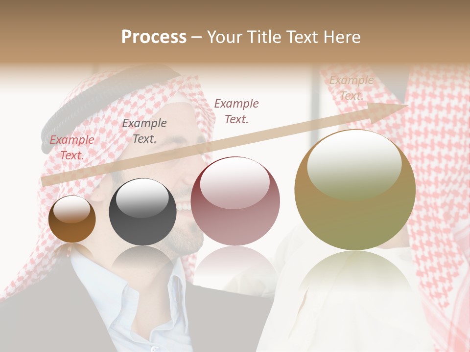 A Man And A Woman Wearing Headscarves Powerpoint Template PowerPoint Template