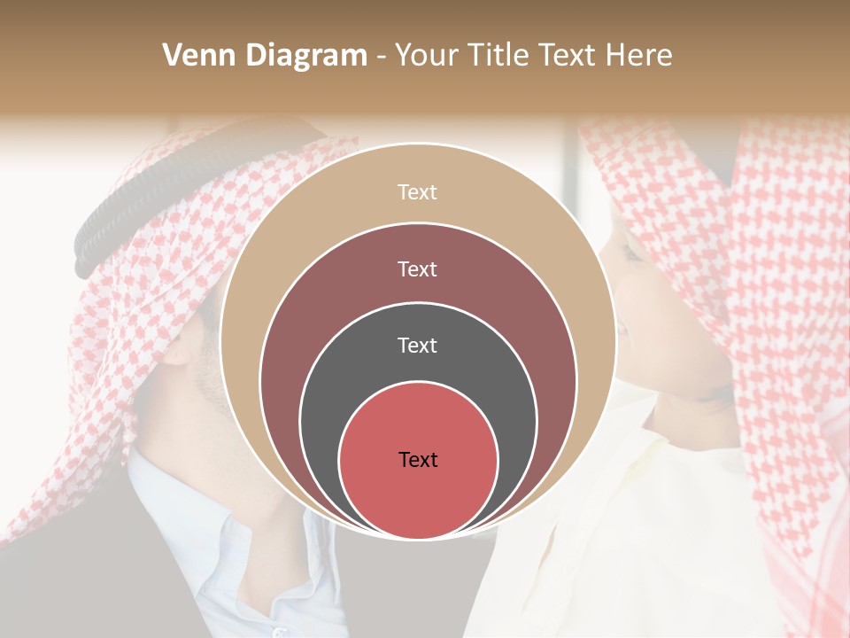 A Man And A Woman Wearing Headscarves Powerpoint Template PowerPoint Template