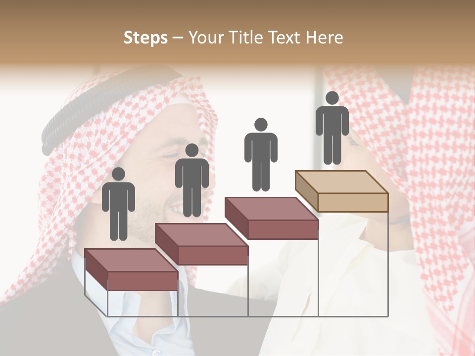 A Man And A Woman Wearing Headscarves Powerpoint Template PowerPoint Template