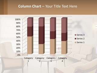 A Living Room With A Couch, Chairs, Table And A Painting On The Wall PowerPoint Template