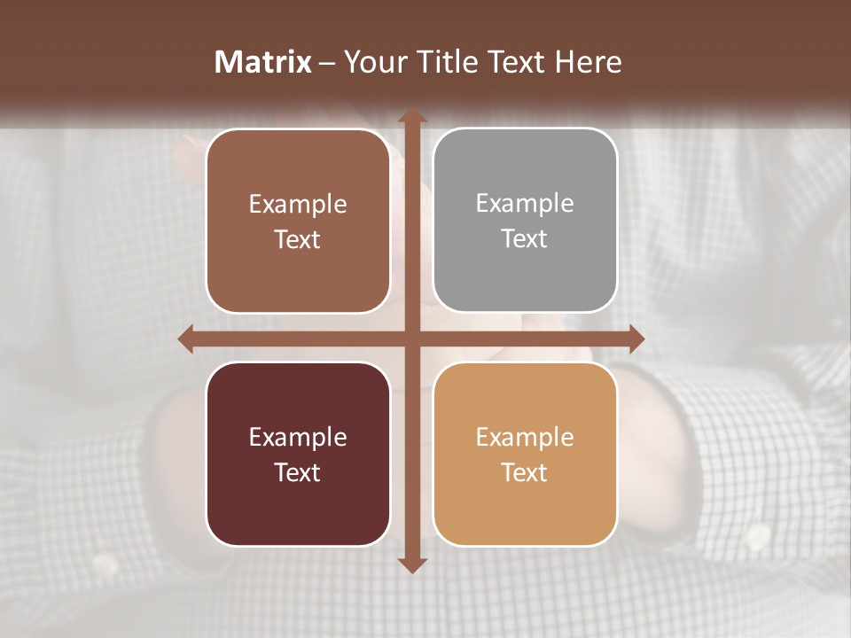 A Man Is Holding His Hand Up To The Camera PowerPoint Template