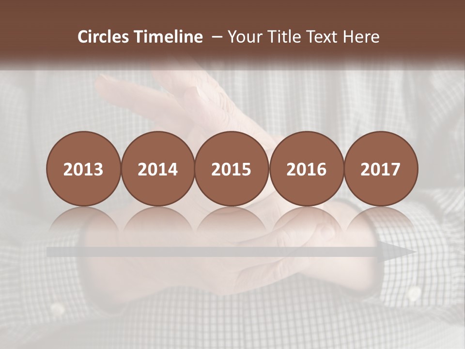 A Man Is Holding His Hand Up To The Camera PowerPoint Template