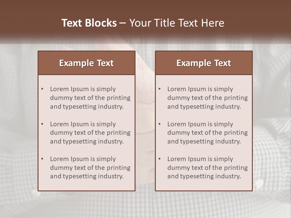 A Man Is Holding His Hand Up To The Camera PowerPoint Template
