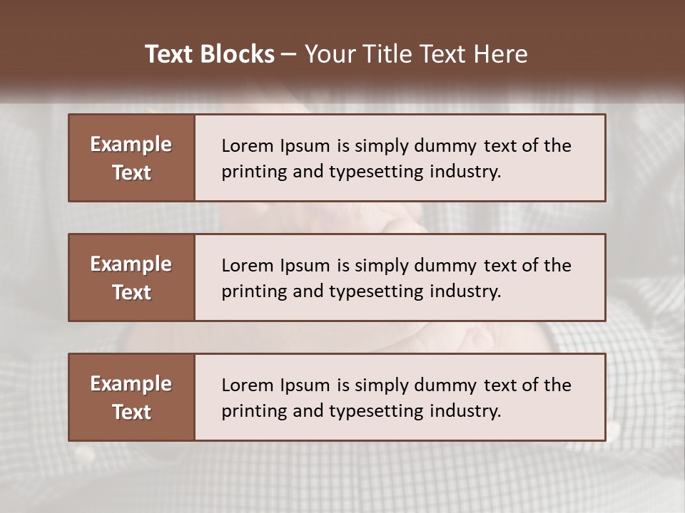 A Man Is Holding His Hand Up To The Camera PowerPoint Template