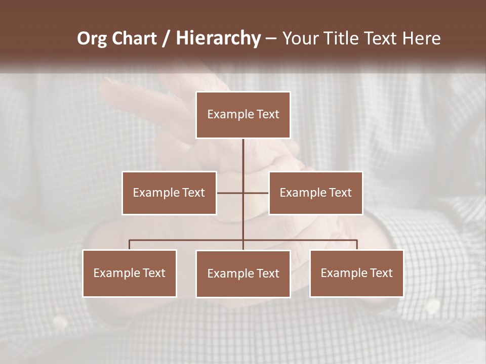 A Man Is Holding His Hand Up To The Camera PowerPoint Template