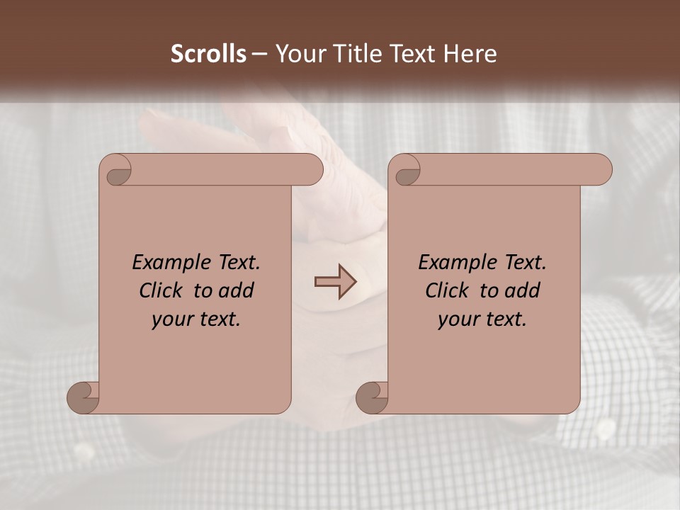 A Man Is Holding His Hand Up To The Camera PowerPoint Template