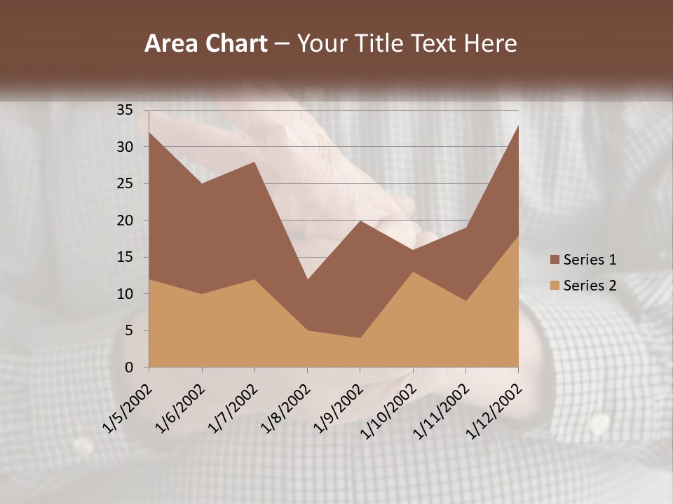 A Man Is Holding His Hand Up To The Camera PowerPoint Template