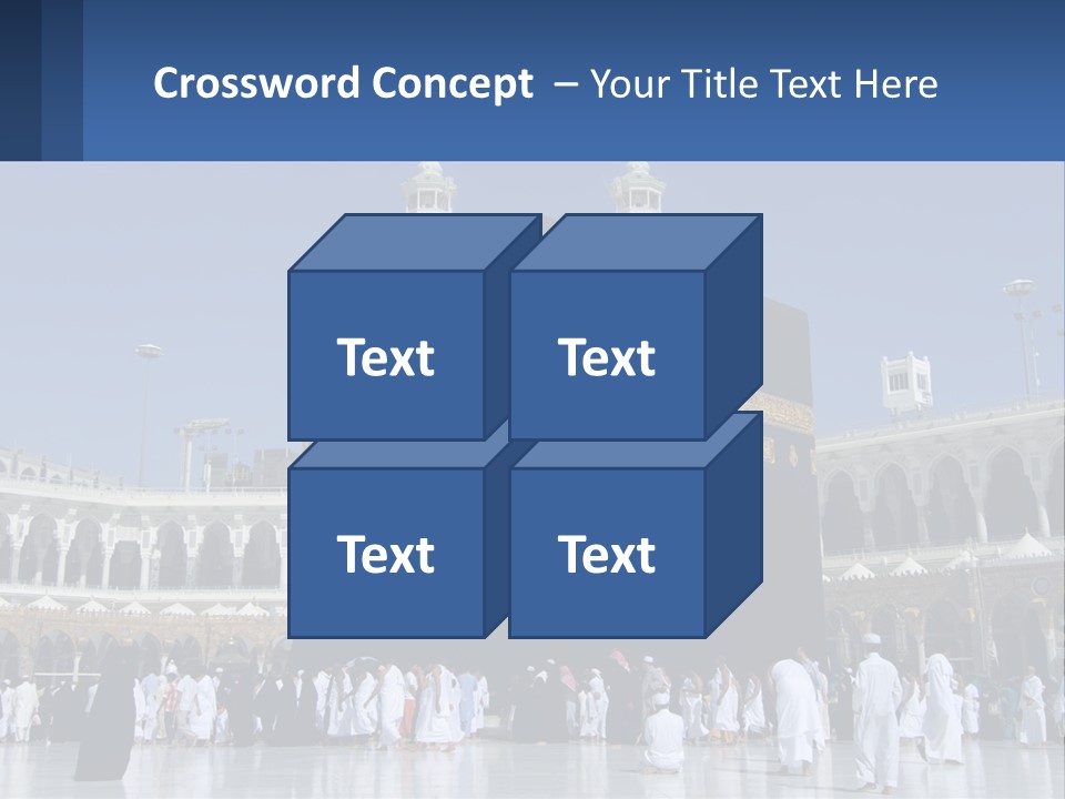 A Group Of People Standing In Front Of A Building PowerPoint Template