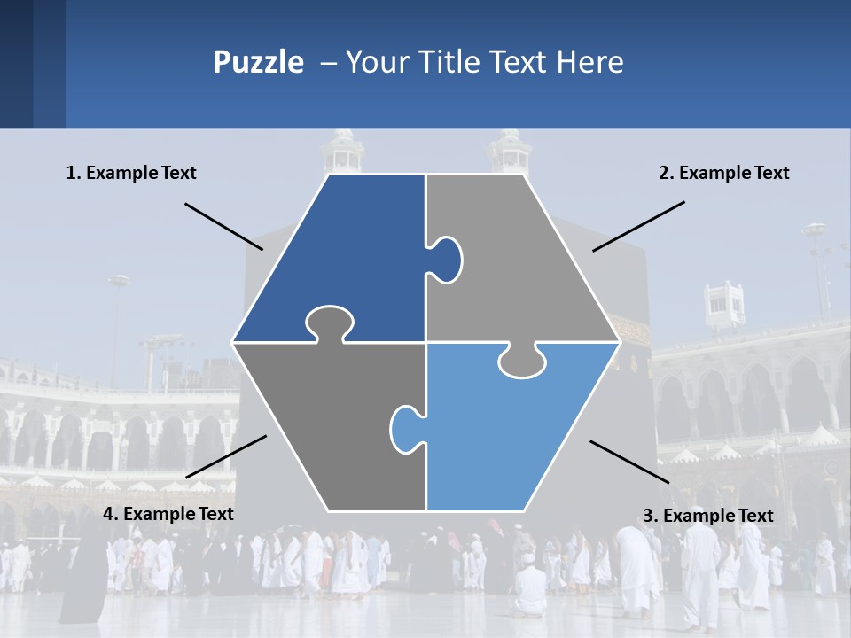 A Group Of People Standing In Front Of A Building PowerPoint Template