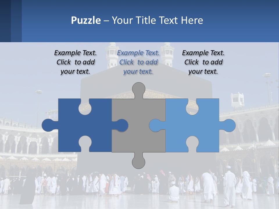 A Group Of People Standing In Front Of A Building PowerPoint Template