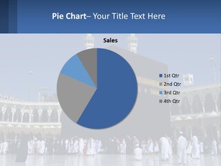 A Group Of People Standing In Front Of A Building PowerPoint Template