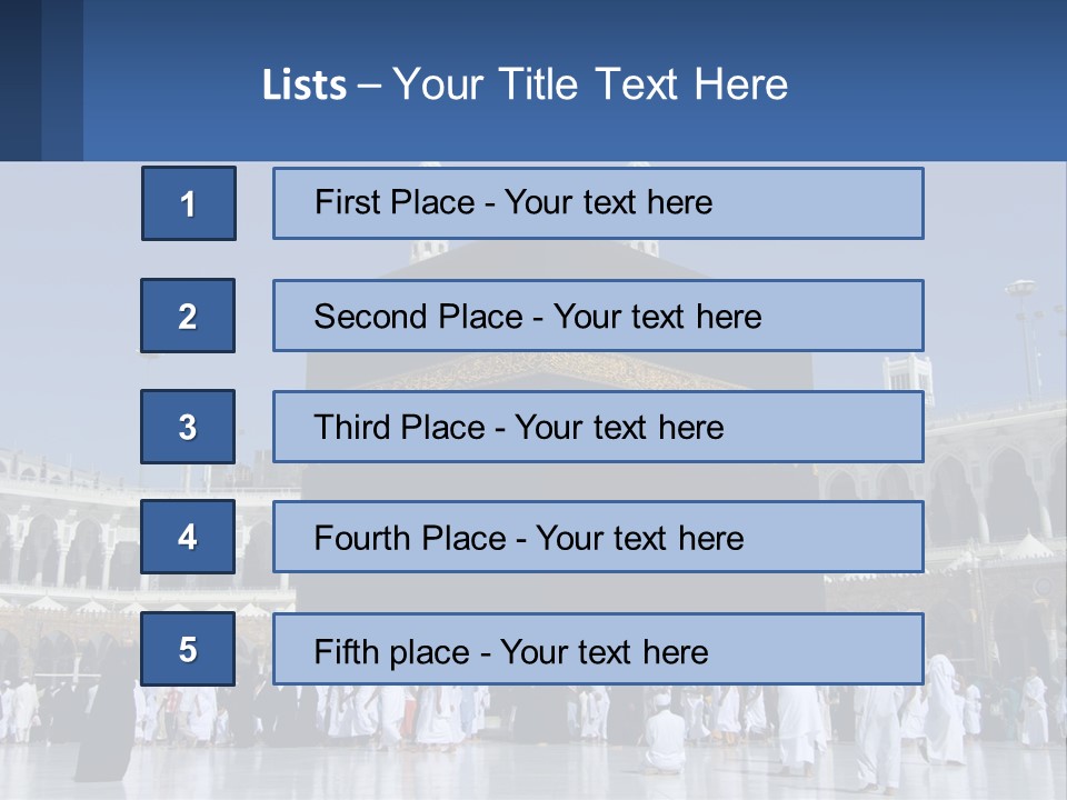 A Group Of People Standing In Front Of A Building PowerPoint Template