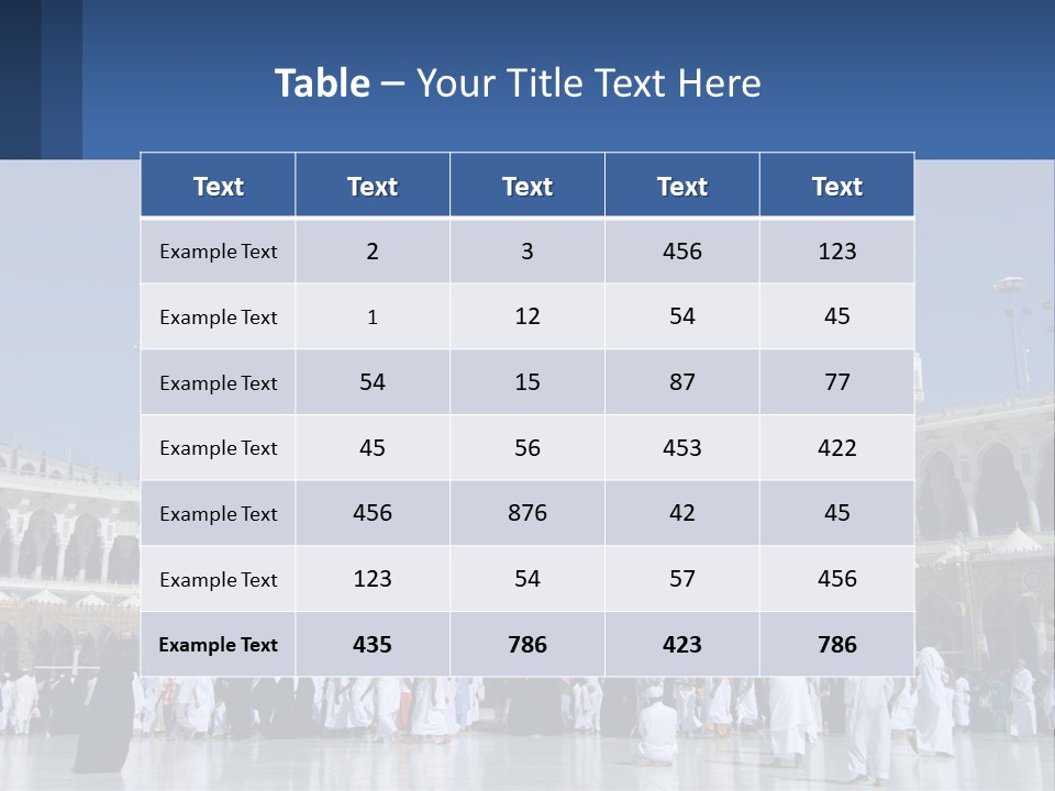 A Group Of People Standing In Front Of A Building PowerPoint Template