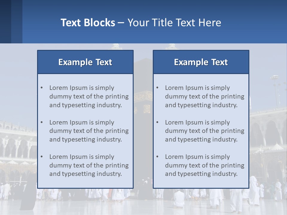 A Group Of People Standing In Front Of A Building PowerPoint Template